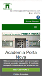 Mobile Screenshot of academiaportanova.com